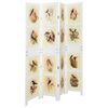 vidaXL Romdivider Panel Balta 141,5 x 165 cm MDF plok&scaron;tė