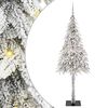 vidaXL Kalėdų eglutė su 300 LED s stovu Balta 180 cm PE ir Plienas