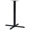 vidaXL Bistro stalo koja, juodos spalvos, 76x76x107cm, ketus