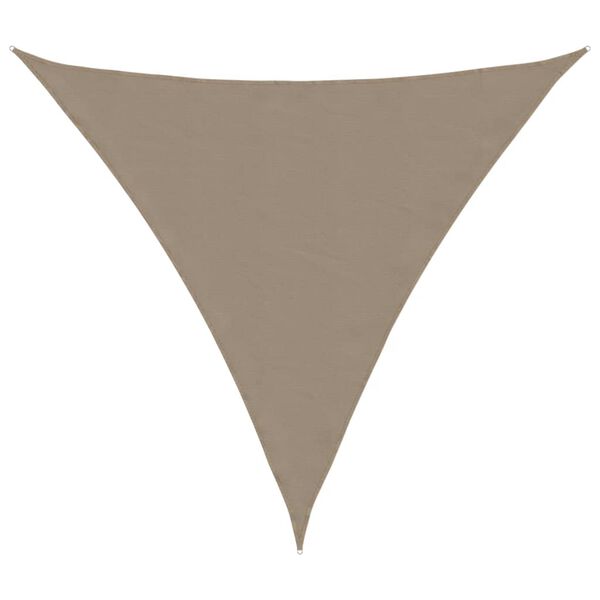 vidaXL Tentas nuo saulės, taupe, oksfordo audinys, 3,6x3,6x3,6m