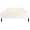 vidaXL Lovos rėmas su spyruoklėmis, baltos spalvos, 100x200cm, dirbtinė oda
