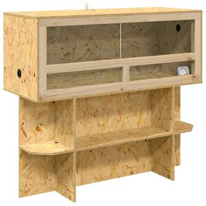 vidaXL Terariumas Ruda 100 x 40 x 90 cm OSB