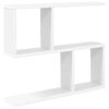 vidaXL Sieninė lentyna Balta 60 x 12 x 50,5 cm Apdirbta mediena