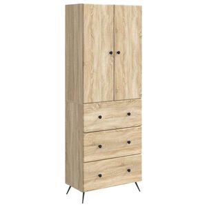vidaXL Spintelė 2 pcs Sonoma ąžuolas 66 x 34,5 x 90 cm