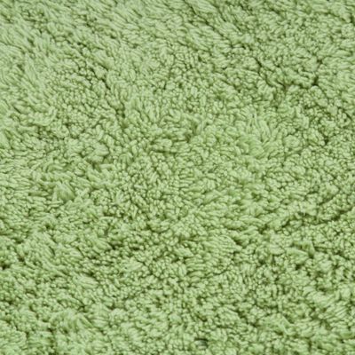 vidaXL Vonios kilimėlių rinkinys, 3d., žalias, audinys