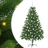 vidaXL Kalėdų eglutė su 300 LED s stovu Žalia 180 cm PE