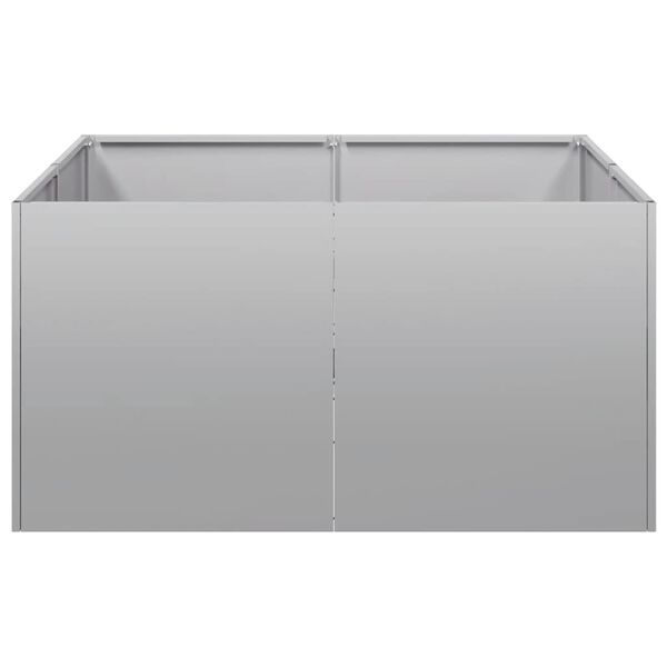 vidaXL Lovelis, 80x80x40cm, galvanizuotas plienas