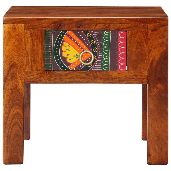 vidaXL Spintelė prie lovos 40x40x36 cm Akacijos masyvo