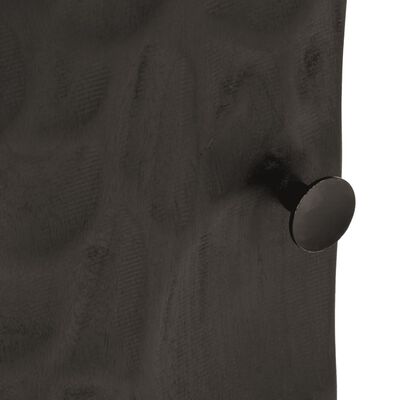 vidaXL Naktinė spintelė, juoda, 40x30x50cm, mango masyvas ir geležis
