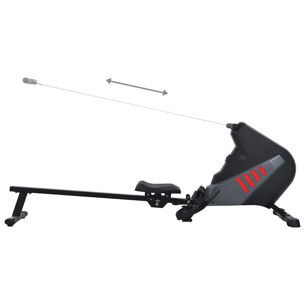 vidaXL Irklavimo treniruoklis, magnetinė pasiprie&scaron;inimo sistema