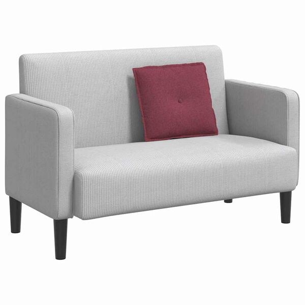 vidaXL Apsaugos Pagalvė Vyno raudona 50 x 19 x 45 cm audinys