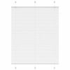 vidaXL plisuota žaliuze balta 110x150 cm audinio plotis 109,4 cm