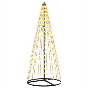 vidaXL LED Kalėdų medis EKENAS 165 cm 270 LED &Scaron;ilta balta Geležis