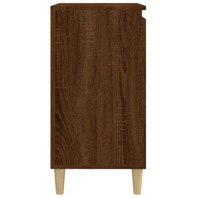 vidaXL Naktinės spintelės, 2vnt., rudos ąžuolo, 40x35x70cm, mediena