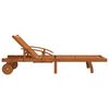 vidaXL Saulės gultai, 2vnt., akacijos medienos masyvas