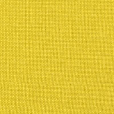 vidaXL Dvivietė sofa, šviesiai geltonos spalvos, 140cm, audinys