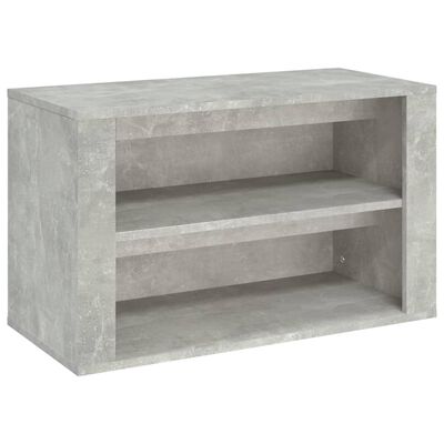 vidaXL Lentyna batams, betono pilka, 75x35x45cm, apdirbta mediena