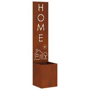 vidaXL Sodo privatumo ekranas &bdquo;Fretwork&ldquo; Rūdijanti 32 x 32 x 150 cm