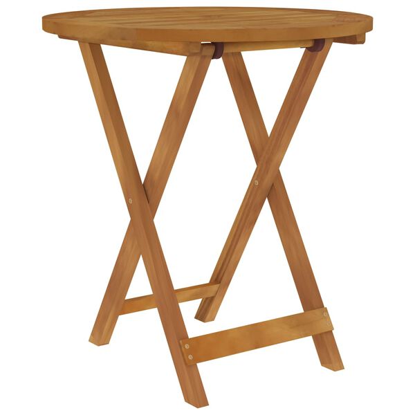 vidaXL Sulankstomas valgomojo komplektas, 3 dalių, akacijos masyvas