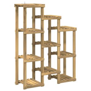 vidaXL Augalų stovas Balta 85 x 30 x 114,5 cm Kietos akacijos mediena