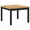 vidaXL Kavos staliukas Balta ir juoda 50 x 48,5 x 36 cm