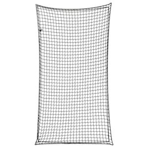 vidaXL Priekabos tinklas su elastine virve, juodas, 3x1,65m, PP