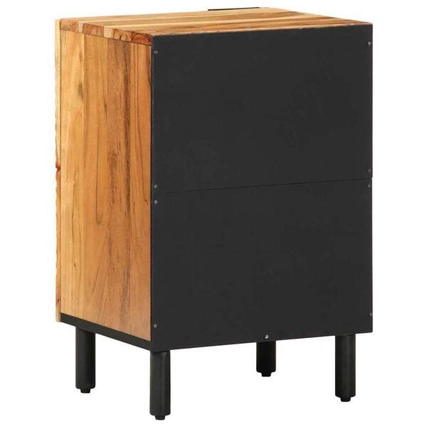 vidaXL Vonios kriauklės spinta su lentyna su saugykla Apdirbta mediena