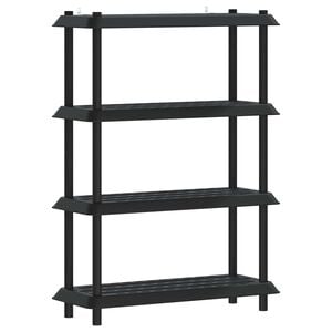 vidaXL Lentynų sistema 4 lygiai 100 x 40 x 136,5 cm PP Antracito