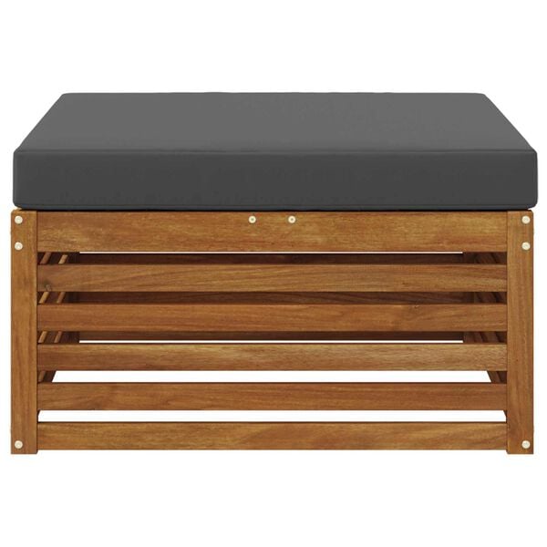 vidaXL Lauko pakojis Kietos akacijos mediena Natūrali