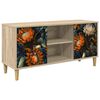 vidaXL Televizoriaus spintelė LOCHEM 102 x 33 x 50 cm Sonoma ąžuolo