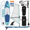 vidaXL Pripučiamas SUP lenta su burės HYDROS 330 x 76 x 15 cm Turkio