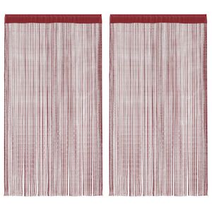 vidaXL Virvelinės užuolaidos, 2vnt., 100x250cm, vy&scaron;ninės spalvos