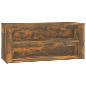 vidaXL Lentyna batams, dūminio ąžuolo, 100x35x45cm, apdirbta mediena