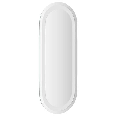 vidaXL Vonios kambario LED veidrodis, 50x20 cm, ovalus