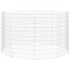 vidaXL Aptvaras gyvūnams, 10 segmentų, 54x100cm, galvanizuota geležis