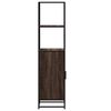 vidaXL Highboard Rudas ąžuolas 35,5x35x139 cm Mediena ir metalas