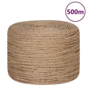 vidaXL Virvė, 100% džiutas, 6mm, 500m