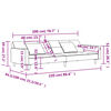 vidaXL Dvivietė sofa-lova su dvejomis pagalvėmis, vyno, aksomas