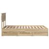vidaXL Lovos rėmas Sonoma ąžuolas 120 x 200 cm Inžinerinė mediena