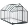 vidaXL Sodo &scaron;iltnamis su durimis Antracito 183,5 x 423,5 x 207 cm