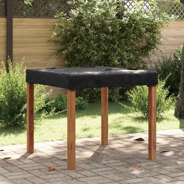 vidaXL Stalo uždengimas Paprastas Juoda 102 x 102 x 15 cm audinys