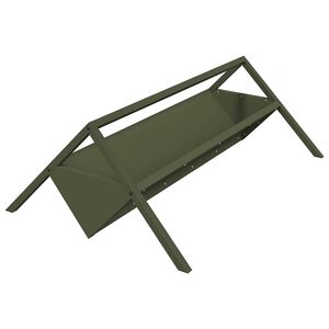 vidaXL Gyvulių pa&scaron;arų lova Alyvuogių žalia 111 x 76 x 38 cm 10 kg