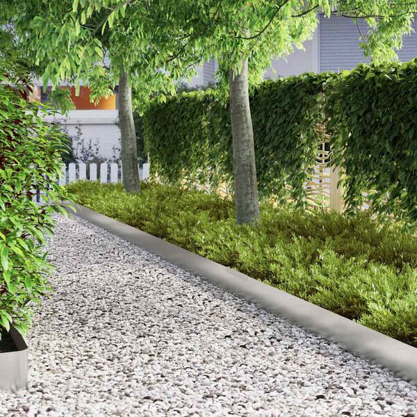 vidaXL Vejo kra&scaron;tas 4 pcs Sidabro 450 x 0.05 x 15 cm Cinkuota plienas