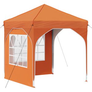vidaXL Pop-up &scaron;ventinis palapinė 192 x 192 x 245 cm Oranžinė