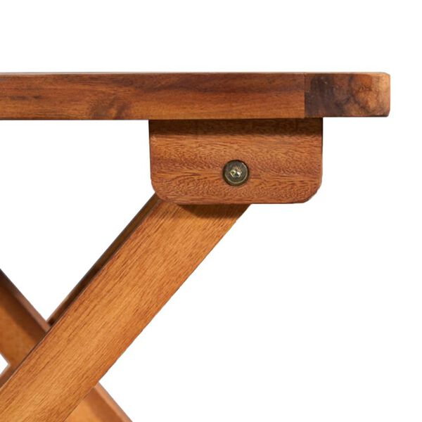 vidaXL Saulės gultai su staliuku, 2vnt., ratanas ir akacijos masyvas