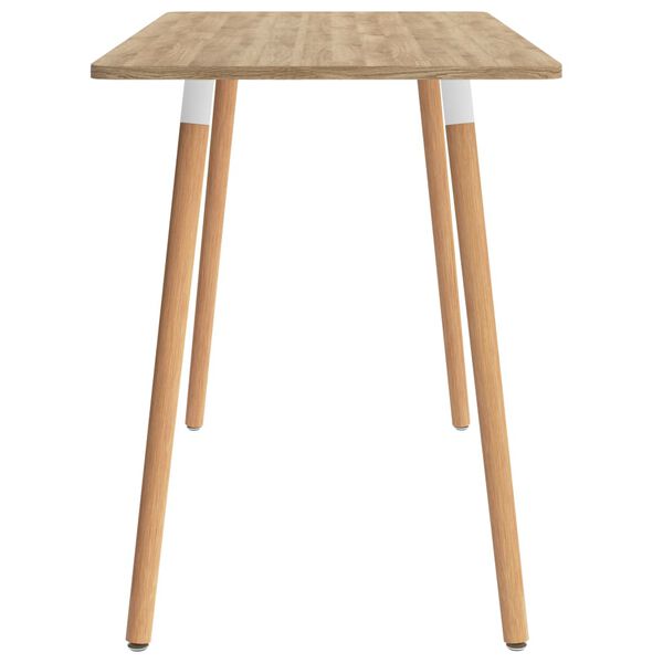 vidaXL Valgomojo komplektas, 5 dalių, raudonos spalvos (287245+289137)