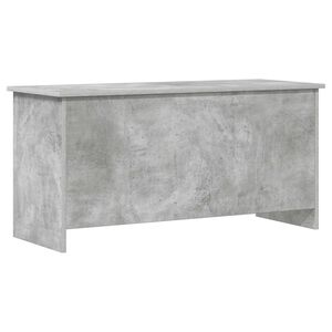 vidaXL Saugojimo Krep&scaron;ys su saugykla Betono pilka 100 x 40 x 50 cm