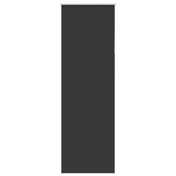 vidaXL roletas juodas 75x210 cm audinio plotis 70,7 cm poliesteris