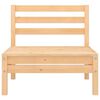 vidaXL Dvivietė sodo sofa, pušies medienos masyvas (806587)