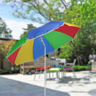 HI Paplūdimio skėtis, įvairių spalvų, 150cm